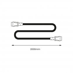 Kabel przedłużający do Fokus 100W - 2m