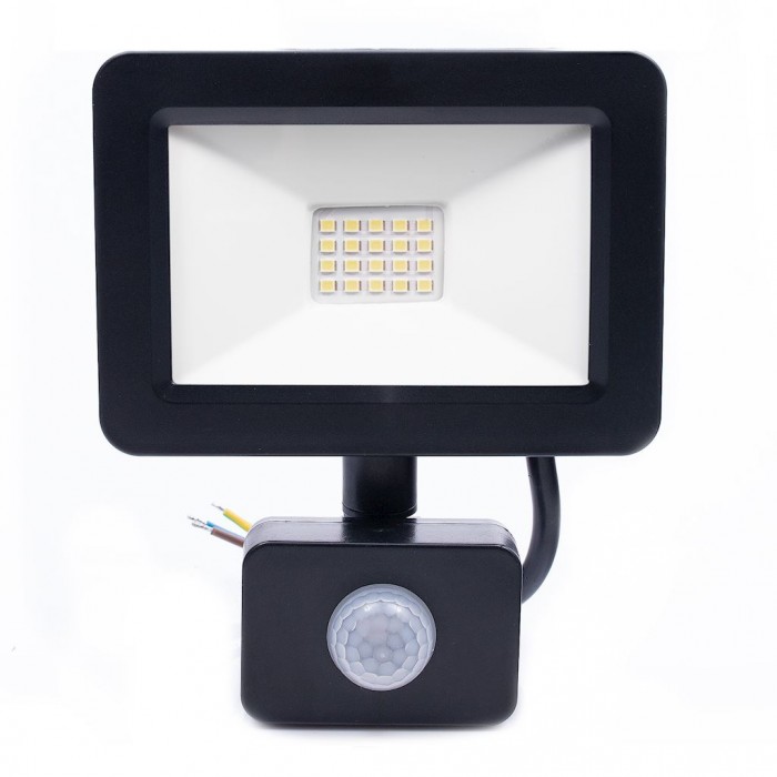 NAŚWIETLACZ LED 20W. BARWA: 6000K. PIR NAŚWIETLACZ LED 20W. BARWA: 6000K. PIR