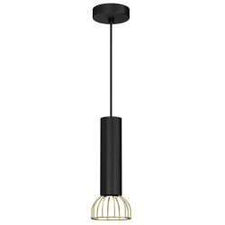 Lampa wisząca DANTE Black/Gold 1x mini GU10