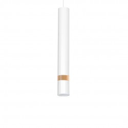 Lampa wisząca JOKER WHITE/WOOD 1xGU10