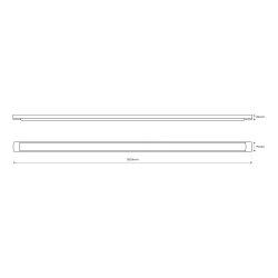 Listwa LED Batten 45W 150cm 4000K