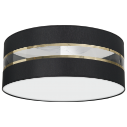 Lampa Sufitowa ULTIMO BLACK 3xE27 Ø50cm
