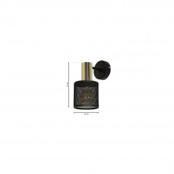 Kinkiet ARES GOLD 1xE27