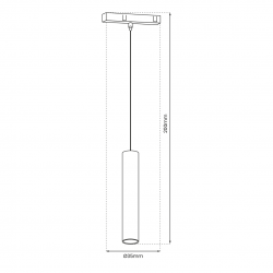 MAGNETIC TRACK 7W LED