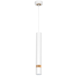 Lampa wisząca JOKER WHITE/WOOD 1xGU10