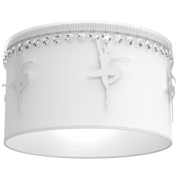 Lampa sufitowa BALETNICA WHITE 1xE27