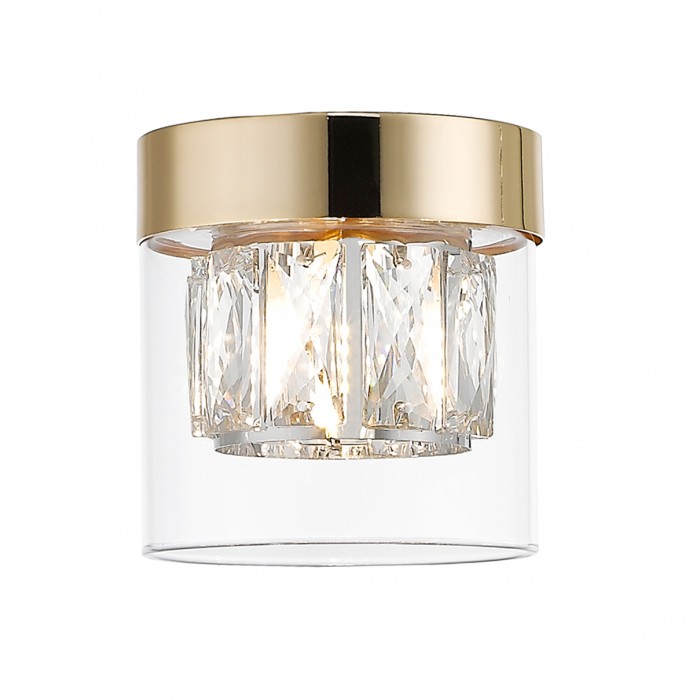 C0389-01A-F7AC GEM LAMPA SUFITOWA ZŁOTA C0389-01A-F7AC GEM LAMPA SUFITOWA ZŁOTA