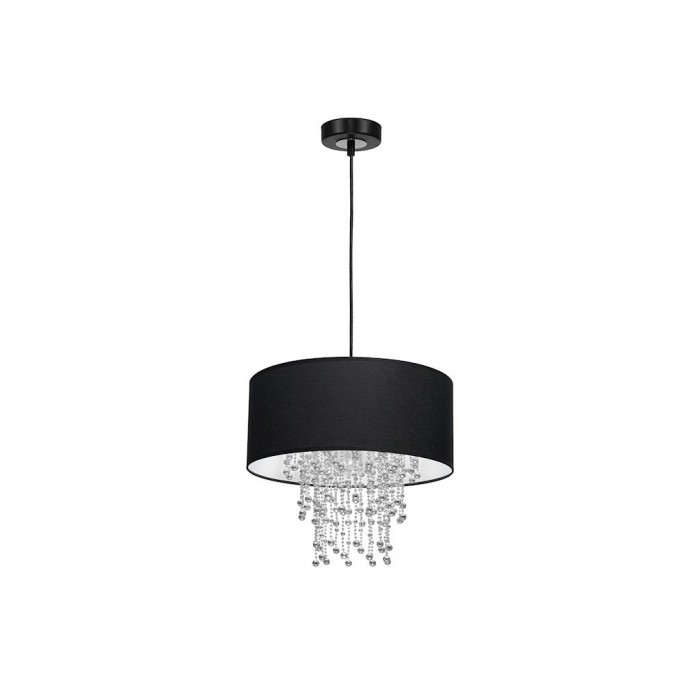 lampa wisząca ALMERIA BLACK/CHROME 1xE27