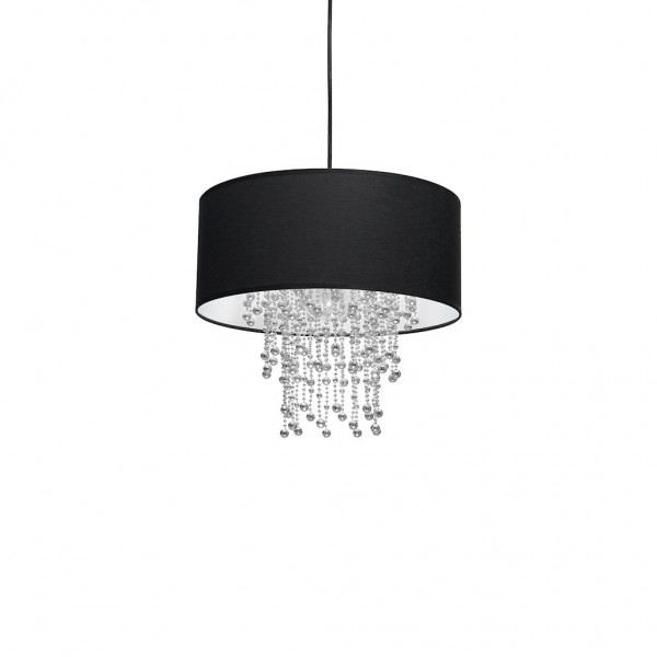 lampa wisząca ALMERIA BLACK/CHROME 1xE27