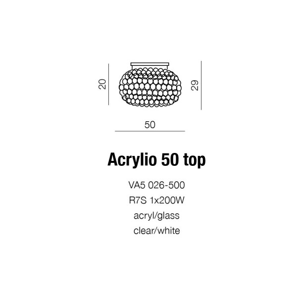 Azzardo Acrylio 50 AZ0058