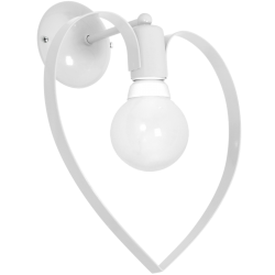 Kinkiet AMORE WHITE 1xE27