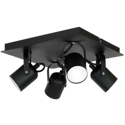 Lampa sufitowa PICO BLACK 4xGU10