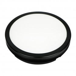 PLAFON LED 12W 3000K CZARNY IP65