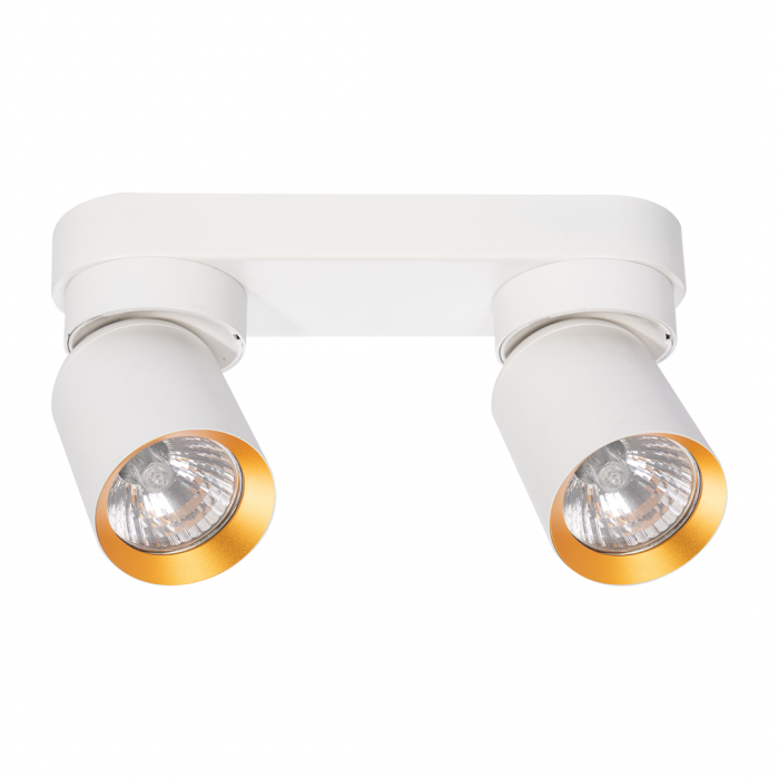 Andy Spot 2xGU10 Biały + Złoty Andy Spot 2xGU10 Biały + Złoty
