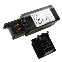 Zasilanie Prowadnicy Track Light Czarny 3-obwodowy