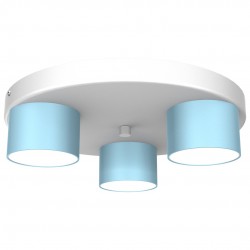 Lampa sufitowa DIXIE Blue/White 3xGX53