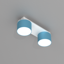 Lampa sufitowa DIXIE Blue/White 2xGX53
