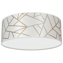 Lampa sufitowa ZIGGY WHITE White/Gold 2xE27 Ø40cm