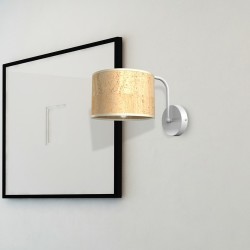 Kinkiet CORK White/Cork 1xE27