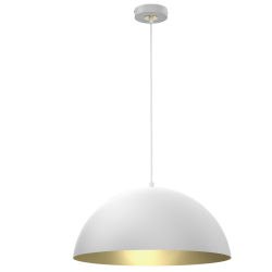 Lampa wisząca BETA WHITE/GOLD 1xE27 45cm
