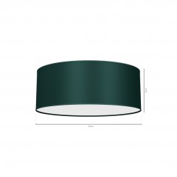 Lampa sufitowa VERDE GREEN 2xE27 Ø40cm