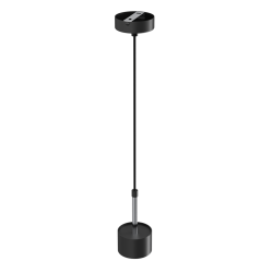 Lampa wisząca ARENA BLACK/SILVER 1xGX53