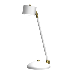 Lampka biurkowa ARENA WHITE/GOLD 1xGX53