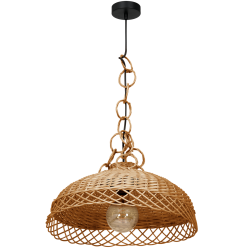 Lampa wisząca VIMINI NATURAL WOOD 1xE27