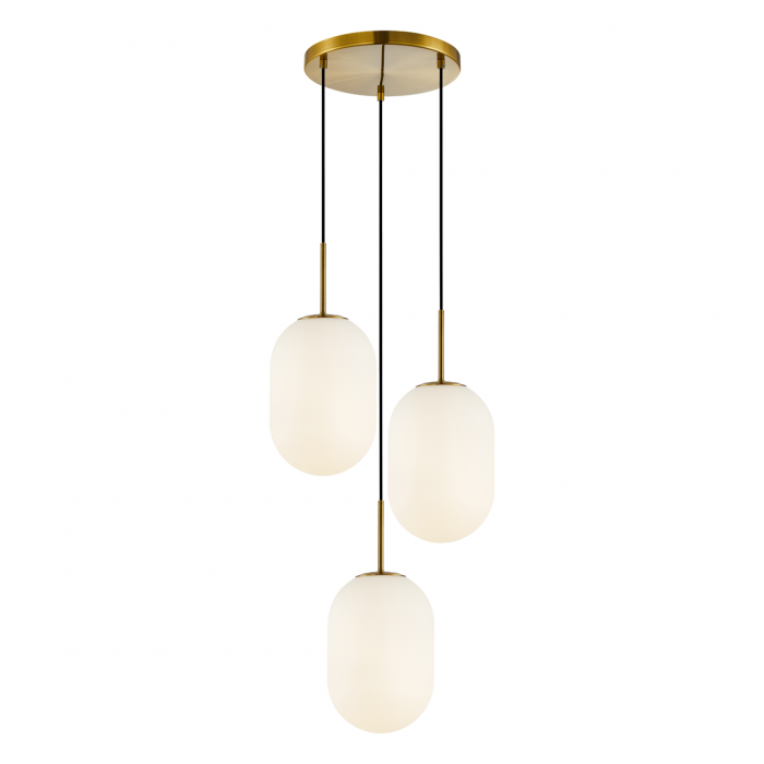 Lampa wisząca ALIAS GOLD 3xE14 koło Lampa wisząca ALIAS GOLD 3xE14 koło