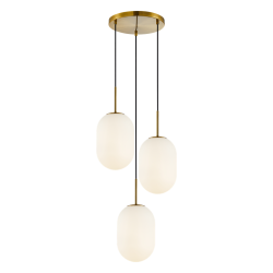 Lampa wisząca ALIAS GOLD 3xE14 koło