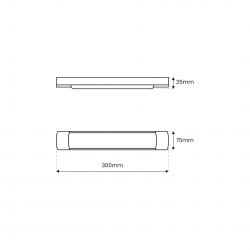 Listwa LED Batten 9W 30cm 4000K