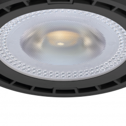 ŻARÓWKA AR111 - 12W GU10 3000K / Czarna