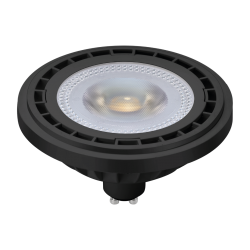 ŻARÓWKA AR111 - 12W GU10 3000K / Czarna