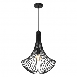 Lampa wisząca CESTA BLACK 1xE27