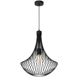 Lampa wisząca CESTA BLACK 1xE27