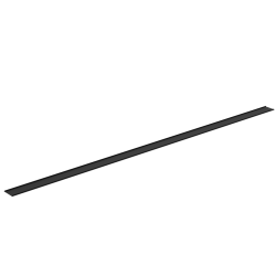 PRZESŁONA PROSTA CZARNA MAGNETIC TRACK 150cm