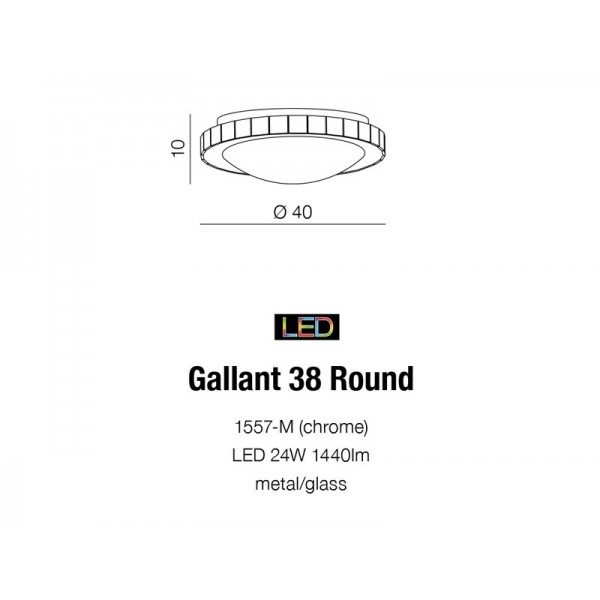 Azzardo Gallant 38 round AZ1592