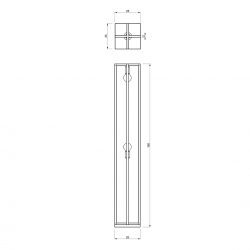 Lampa podłogowa ARNOLD 2xE27