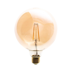 Żarówka Filamentowa LED 6W G125 E27 2700K Amber