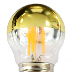 Żarówka Filamentowa LED 4W G45 E27 2700K Half Gold