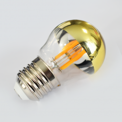 Żarówka Filamentowa LED 4W G45 E27 2700K Half Gold