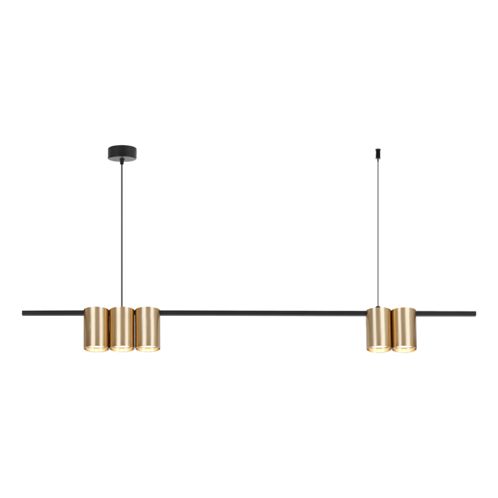 Lampa wisząca (listwa) GENESIS BLACK GOLD 5xGU10 Lampa wisząca (listwa) GENESIS BLACK GOLD 5xGU10