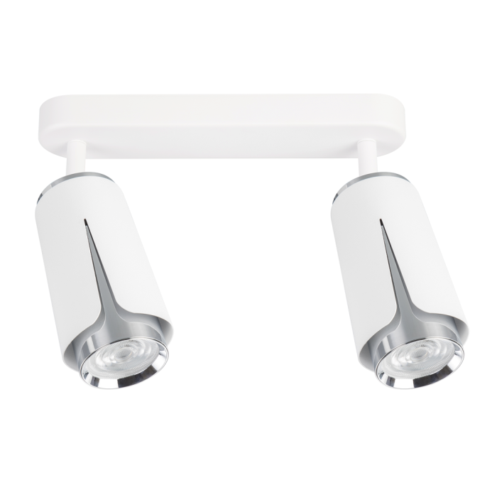 FLOWER WHITE CHROME SPOT 2xGU10 FLOWER WHITE CHROME SPOT 2xGU10