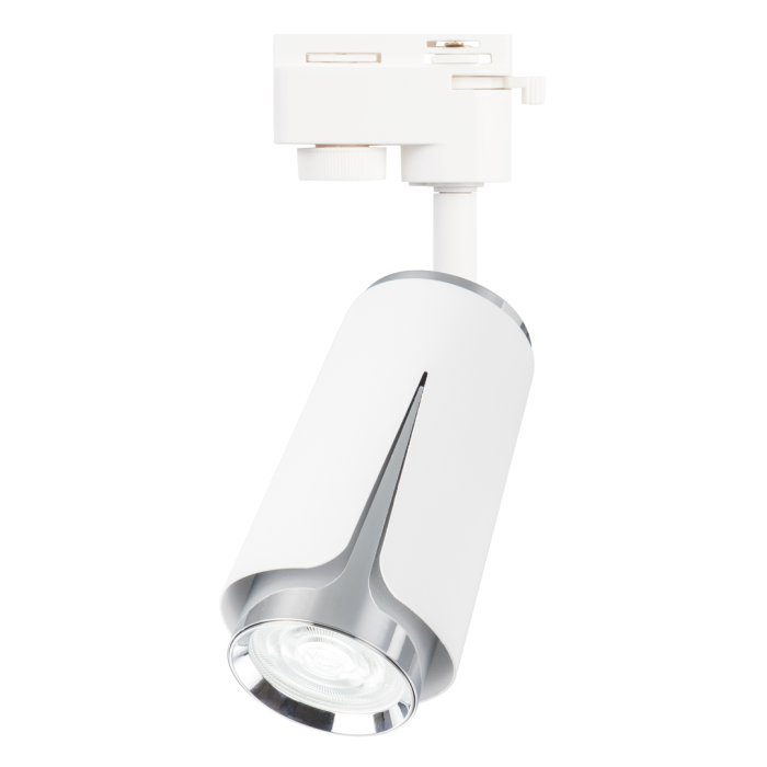 FLOWER WHITE CHROME TRACK 1xGU10 FLOWER WHITE CHROME TRACK 1xGU10
