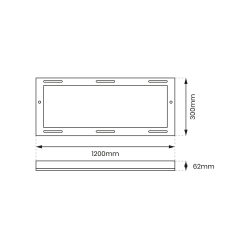 Ramka Aluminiowa 120/30 Backlit