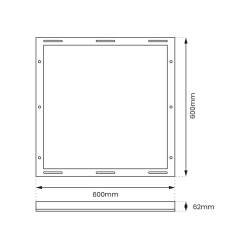 Ramka Aluminiowa 60/60 Backlit