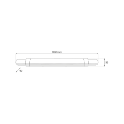 Listwa Led Batten 36W 120cm 3850lm 4000K IP65