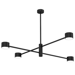 Lampa sufitowa CROSS BLACK 4xGX53