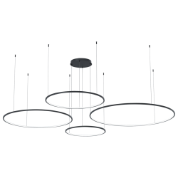 Lampa wisząca Saturno Black 120W LED