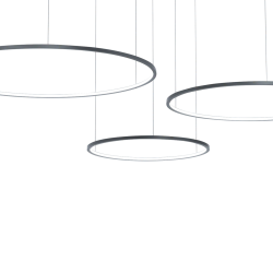 Lampa wisząca Saturno Black 100W LED